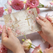 Hemelse Blush & Gouden Quince, op maat gemaakt Briefkaart