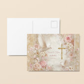 Hemelse Blush & Gouden Quince, op maat gemaakt Briefkaart
