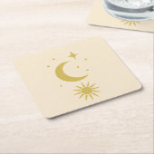 Hemelse Blush Kartonnen Onderzetters (Schuin)