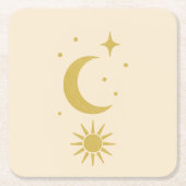 Hemelse Blush Kartonnen Onderzetters (Voorkant)