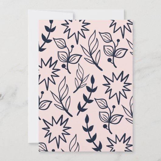 Hemelse boho dieren verjaardag kaart (Achterkant)