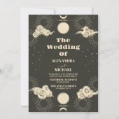 Hemelse Boho Tarot Ster Huwelijk  Kaart (Voorkant)