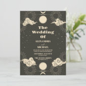 Hemelse Boho Tarot Ster Huwelijk  Kaart (Staand voorkant)