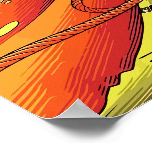 Hemelse boogschutter en adelaar poster (Hoek)