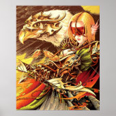 Hemelse boogschutter en adelaar poster (Voorkant)