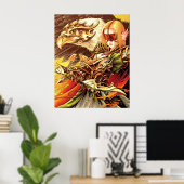 Hemelse boogschutter en adelaar poster (Thuiskantoor)