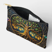 Hemelse Boom van Licht Keltische Gouden Levensboom Etui (Open)
