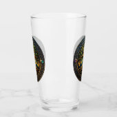 Hemelse Boom van Licht Keltische Gouden Levensboom Glas (Links)
