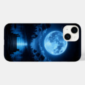 Hemelse Bosreflectie in Maanlicht Esthetiek Case-Mate iPhone Case (Achterkant (horizontaal))