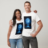 Hemelse Bosreflectie in Maanlicht Esthetiek T-shirt (Unisex)