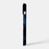 Hemelse Bosreflectie onder Maanlicht Esthetiek iPhone 15 Case (Linkerkant)