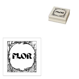 Hemelse Botanische Bloemist Stempel