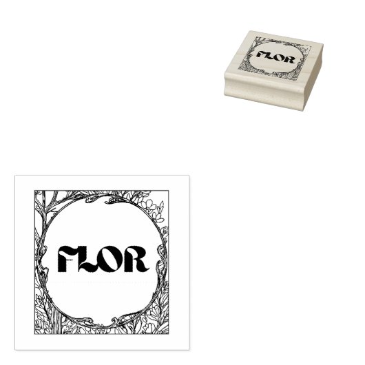 Hemelse Botanische Bloemist Stempel (Gestempeld)