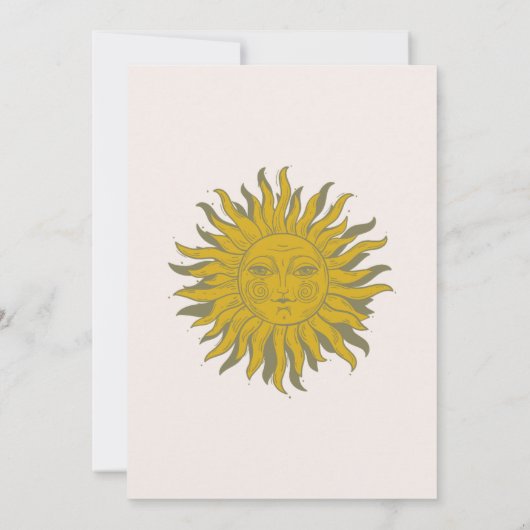  hemelse botanische bruiloft kaart (Achterkant)