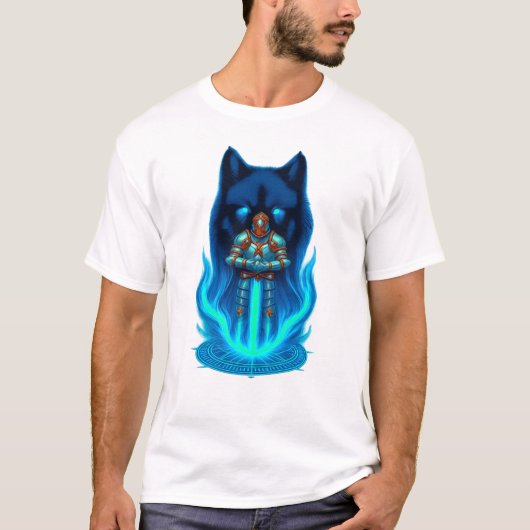 Hemelse botanische kunst hand-getextureerde maan e t-shirt (Voorkant)