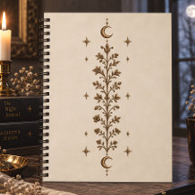 Hemelse Botanische Maan Vintage