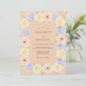 Hemelse Boter Maagdenpalm Bruidsboeket Kaart (Staand voorkant)