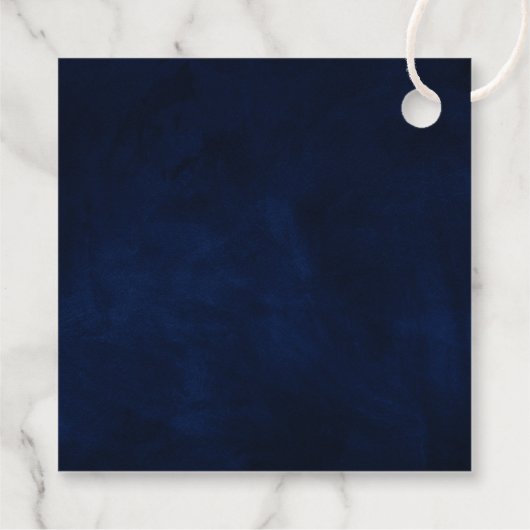 Hemelse bruiloft bloemenkalligrafie dank u bedankjes labels (Achterkant)