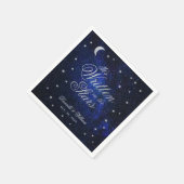 Hemelse bruiloft geschreven in The Stars & Moon Bl Servet (Hoek)