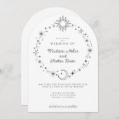 Hemelse bruiloft kaart (Voorkant / Achterkant)