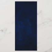 Hemelse bruiloft Maan Sterren Lights Menu (Achterkant)