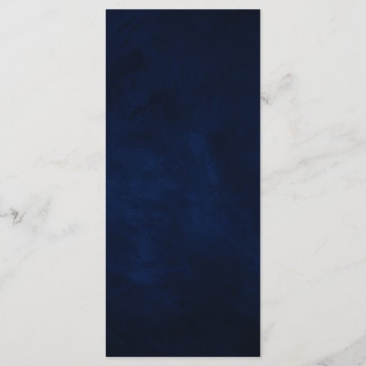 Hemelse bruiloft Maan Sterren Lights Menu (Achterkant)