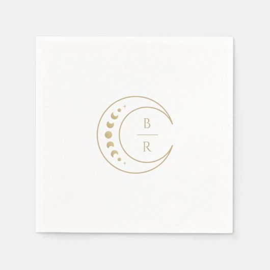 Hemelse bruiloft papier servet (Voorkant)