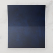 Hemelse bruiloft Waterverf Blue Sky Stars Moon Plaatskaartje (Binnenkant ongevouwen)