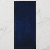 Hemelse bruiloft Waterverf Moon Stars Menu (Achterkant)