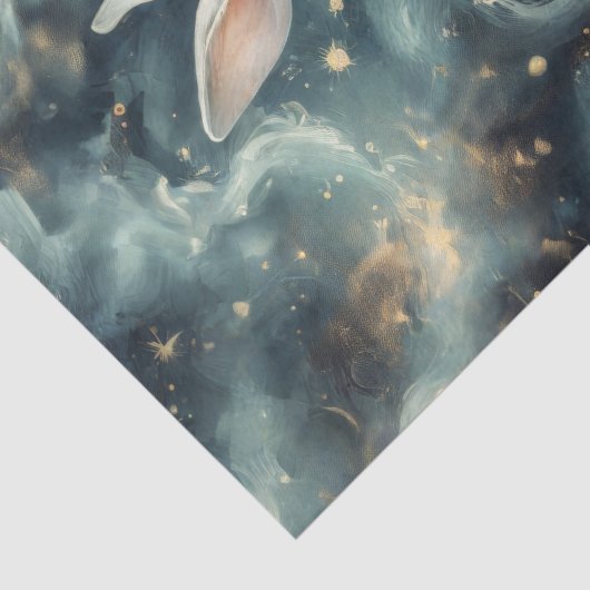 Hemelse Bunny Decoupage Tissuepapier (Detail)