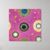 Hemelse Cartografie: Visionaire Kosmos Canvas Afdruk (Voorkant)