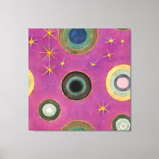 Hemelse Cartografie: Visionaire Kosmos Canvas Afdruk (Voorkant)