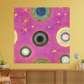 Hemelse Cartografie: Visionaire Kosmos Canvas Afdruk (Insitu (Woonkamer))