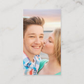 Hemelse Champagne Goud Budget QR Code RSVP Foto Informatiekaartje (Achterkant)