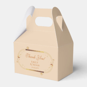 Hemelse Champagne Gouden Zon Maan Sterren Huwelijk Bedankdoosjes