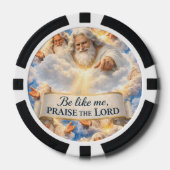 Hemelse christelijke pokerchip (Voorkant)