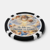 Hemelse christelijke pokerchip (Enkel)