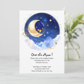 Hemelse Constellaties Jongen Baby shower Kaart (Staand voorkant)