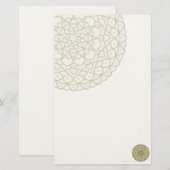 Hemelse dag briefpapier (Voorkant / Achterkant)