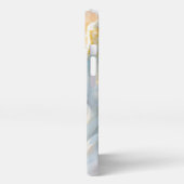 Hemelse Dageraad – Engel van Vrede en Licht iPhone Hoesje (Linkerkant)