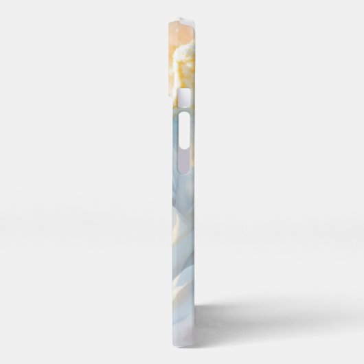 Hemelse Dageraad – Engel van Vrede en Licht iPhone Hoesje (Linkerkant)