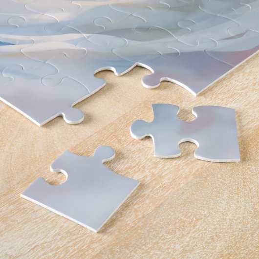 Hemelse Dageraad – Engel van Vrede en Licht Legpuzzel (Zijkant)