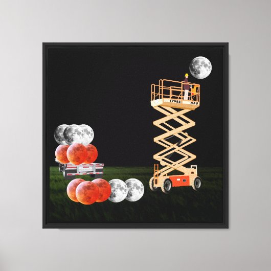 Hemelse Dief Gestrekte Canvasprint Canvas Afdruk (Voorkant)