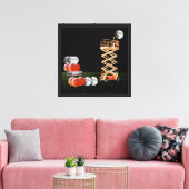 Hemelse Dief Gestrekte Canvasprint Canvas Afdruk (Insitu (Woonkamer))