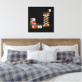 Hemelse Dief Gestrekte Canvasprint Canvas Afdruk (Insitu (Slaapkamer))