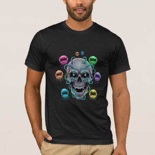 Hemelse Diepzee Schedel & Lichtgevende Kwallen T-shirt