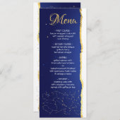 Hemelse Dierenriem Sterren Tekenen Trouwkaart Menu (Voorkant / Achterkant)