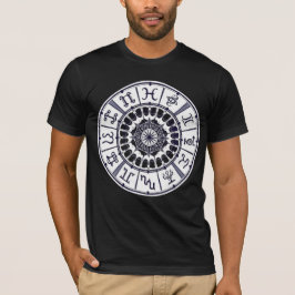 Hemelse Dierenriem Tekens Wiel Mandala Grafische K T-shirt