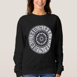 Hemelse Dierenriem Tekens Wiel Mandala Grafische K Trui