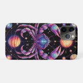 Hemelse Dierenriemkunst met een Kosmische Kanker Case-Mate iPhone Case (Achterkant (horizontaal))